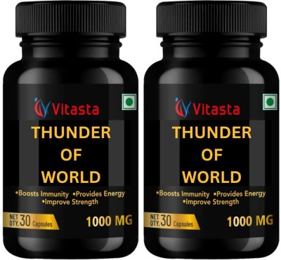 VITASTA Ayurvedic supplement for strength(2 x 30 Capsules)