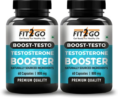 Fit2Go Boost Testo capsule Testosterone Booster capsule Men power(2 x 60 Capsules)