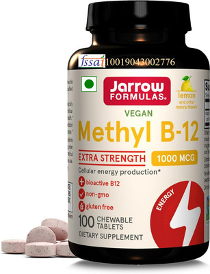 Jarrow Formulas methyl B12 1000mcg lemon flavour 100 lozenges(1000 mg)