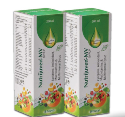 Nutrijuven Multivitamins & Multiminerals Sugar Free Syrup(400 ml)