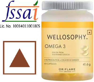 Oriflame Wellosophy Omega 3 Fish Oil(60 Capsules)