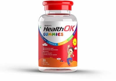 Health Ok Gummies, Multivitamin & Multimineral for Kids, Supports Growth (7 -17 year old)(30 Tablets)