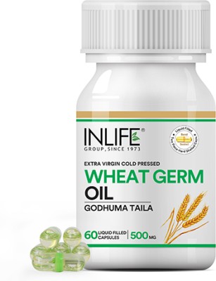 INLIFE Wheat Germ Oil Supplement 500 mg Capsules(60)