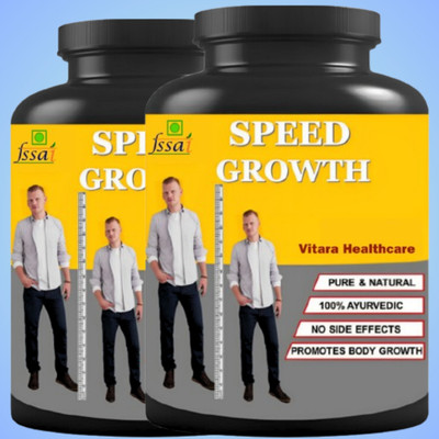 Vitara Healthcare Speed Growth High Max Banana Flavor Pack Of 2(2 x 100 g)