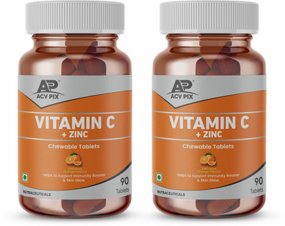 acv-pix VITAMIN C TABLETS(2 x 90 Tablets)