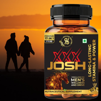 Sukkun Herbs XXX JOSH Tablet for Men XXX Capsules Strength Booster for men XXXJ34(60 Capsules)