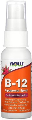 Now Foods B-12 Liposomal Spray, 1,000 mcg, 2 fl oz (59 ml)(59 ml)