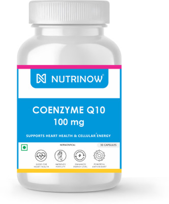 NUTRINOW High Absorbtion Coenzyme Q10 (CoQ10) 100mg | Supports Heart Health(30 Capsules)