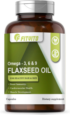 Fitvito Flaxseed extract Capsules Omega 369 (H103)(60 Capsules)