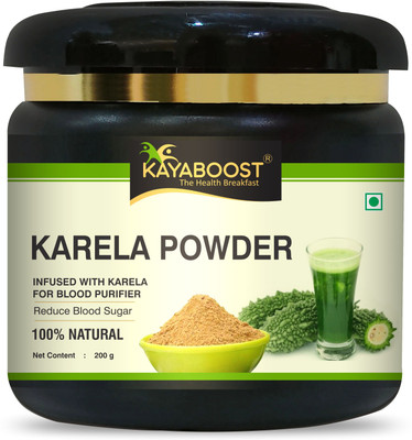 KAYABOOST Karela Powder - Cleanse Liver, Support Heart Health and Diabetes Care(200 g)