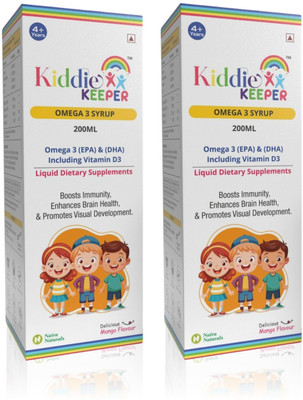 Kiddie Keeper Omega 3 Fish oil Syrup for Kids(2 x 200 ml)