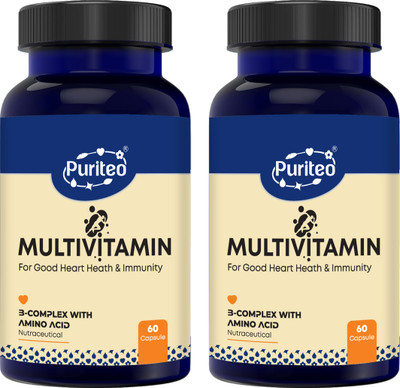 puriteo MULTIVITAMIN CAPSULE 02(2 x 60 Capsules)