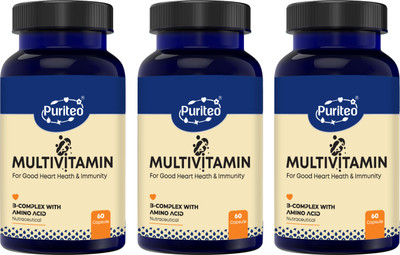 puriteo MULTIVITAMIN CAPSULE 03(3 x 60 Capsules)