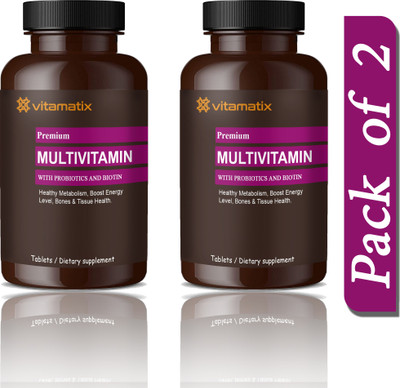 Vitamatix The Real Vitamin Multivitamin Tablets (K214)(2 x 60 Tablets)