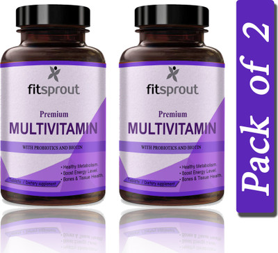 Fitsprout The Real Vitamin Multivitamin Tablets (K214)(2 x 60 Tablets)