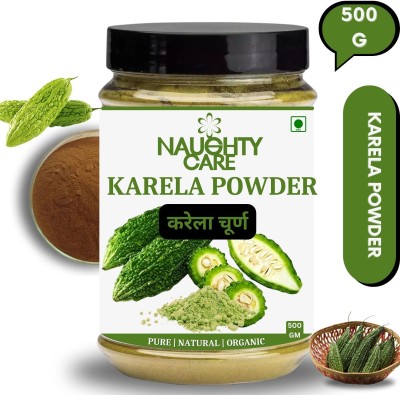 NaughtyCare Pure Karela Powder (Momordica Charantia) Herb For Blood Sugar Control(500 g)