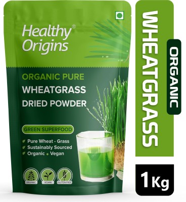 Healthy Origins Wheat Grass Powder for Weight Loss-Super Food Dietary Supplement-1kg(1 kg)