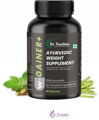 Dr. Trueskin W-Gainer+ Capsules Herbal Mass & Energy Gain Power(90 Capsules)