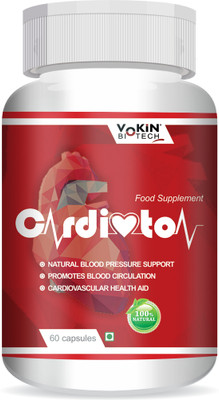 Vokin Biotech Cardioton with Coenzyme Q10 & Arjuna Extract For Heart Health(60 Capsules)