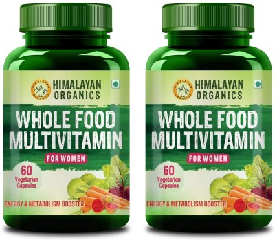 Himalayan Organics Multivitamin For Women With Vitamin B1, B2, B3, - 60 Capsules x Pack of 2(2 x 60 Capsules)