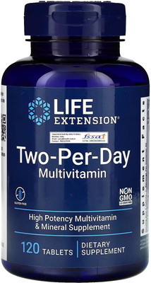 Life Extension Two-Per-Day Multivitamin, 120 Tablets(120 Tablets)