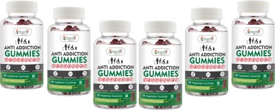 Vringra Anti Addiction Gummies-Nasha Mukti Gummies-Smokill Gummies-Stop Addiction(6 x 30 No)