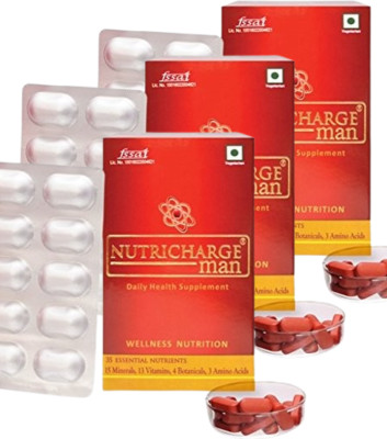 Nutricharge Man 3 Month Pack(3 x 30 Tablets)