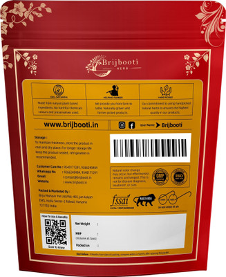 BrijBooti Organic Hibiscus Powder-Gudhal Phool Powder-Dry Hibiscus Flower Powder For Hair(100 g)