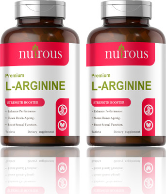 Nutrous L-Arginine 1000mg Tablets Per Serving (G254)(2 x 60 Tablets)