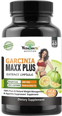 VEDA MAXX PACK OF 1 Garcinia Maxx Plus Extract Capsules for Fast Weight Loss(800 mg)