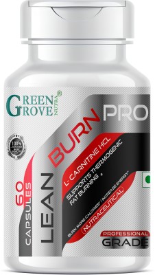 GreenGrove Nutra GreenGrove Lean Burn Pro - L-Carnitine Fat Burner with Green Tea & Caffeine(60 g)