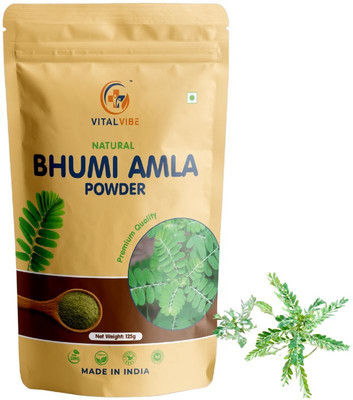 VITAL VIBE Bhumi Amla/ Bhumiamlaki Powder | Phyllanthus Niruri Herb for Liver Health(125 g)