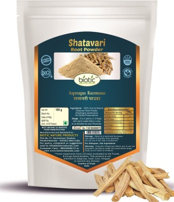 biotic Natural SHATAVARI Powder ( Asperagus racemosus ) - 100 g(100 g)