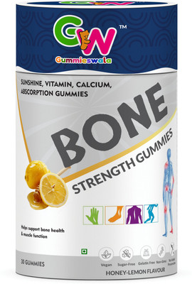 Gummieswala Bone Strength Gummies(30 Capsules)
