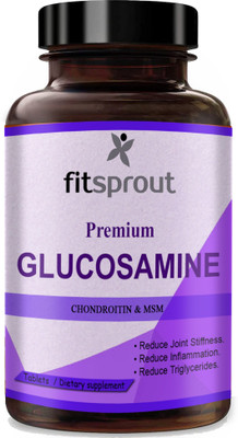 Fitsprout Glucosamine Joint Pain Relief Support, HCl Tablets (D60)(30 Capsules)