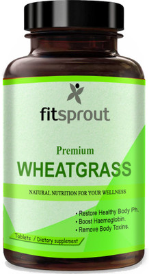 Fitsprout Wheatgrass 800 mg Tablets (D182)(90 Tablets)
