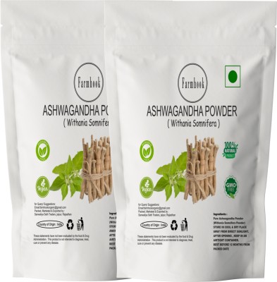 Farmhook Ashwagandha Root Powder Supports Anxiety & Stress(2 x 50 g)