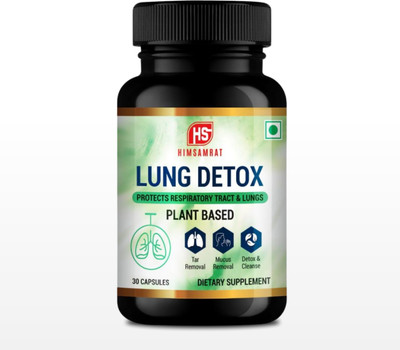 HIMSAMRAT LUNG DETOX FOR HEALTHY &TOXIN FREE LUNGS(30 Capsules)