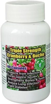 UNIVERSALHERBAL Triple Strength Cranberry & Buchu Capsules(60 Capsules)