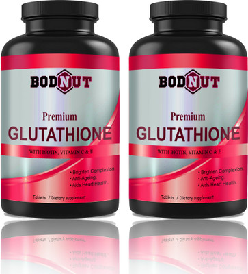 Bodnut L Glutathione Skin Lightening with Vitamin E & C Tablets (S249)(120 Tablets)
