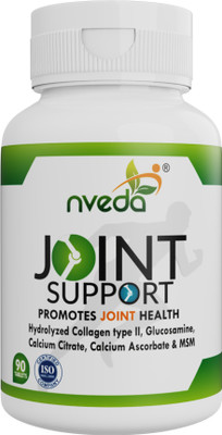 Nveda Joint Support 90 tablets for keeping Joints healthy containing Collagen Type 2, Glucosamine, Calcium and MSM(90 No)