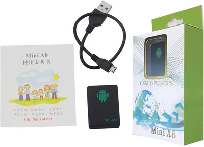 TFG New GPS Tracker Mini A8, Mini Real Time GSM/GPRS/GPS Tracking Device Sim Bug NA Voice Recorder(0 inch Display)