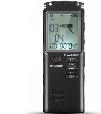 Point Zero Original T60 Voice Recorder USB Professional Mini Dictaphone MP3 Player 8 GB Voice Recorder(1 inch Display)