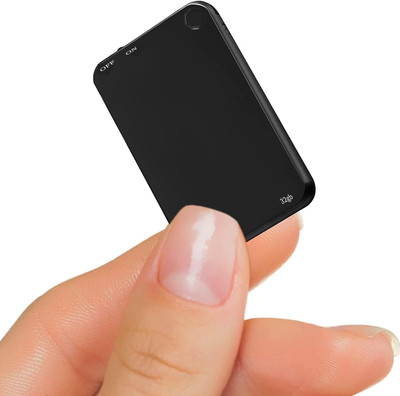 SECURINNOV Mini Digital Voice Recorder Slim 32GB Inbuilt Memory with 750 Hours Recording 32 GB Voice Recorder(0.8 inch Display)