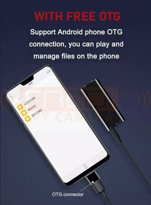 PERAMISYM 8GB Secret Audio Logger – Mini Recorder for Covert Use 8 GB Voice Recorder(0 inch Display)
