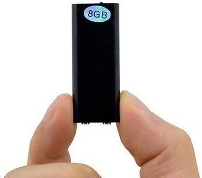 FREDI HD PLUS Spy Digital Audio Recorder with crystal clear voice recorder 14 hours backup 8 GB Voice Recorder(0 inch Display)