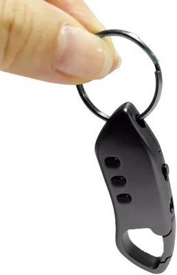 FREDI HD PLUS Mini Digital Audio Voice Activated Recorder MP3 Playback Dictaphone Keychain 16 GB Voice Recorder(0 inch Display)