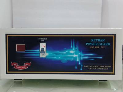 Power Guard 5 kva mainline stabilizer (65 - 300 v) loading capacity 20 Ampere WITH HIGH / LOW CUT OFF OVERLOAD PROTECTION