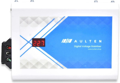 Aulten 4 KVA 150V - 280V 3200W Digital Voltage Stabilizer for All Inverter/Split/Window 1.5 Ton Ac(Grey)