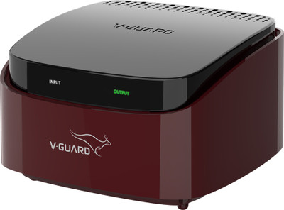 V-Guard TROSSIA 450 Refrigerator Stabilizer | (125-290VAC) (Up to 450L Refrigerator)(Cherry Red)